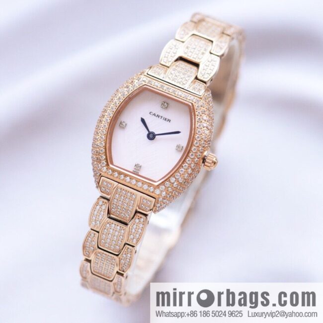 Gypsy 🌸 Cartier-Cartier Mini lady barrel type, using the original imported Swiss quartz movement