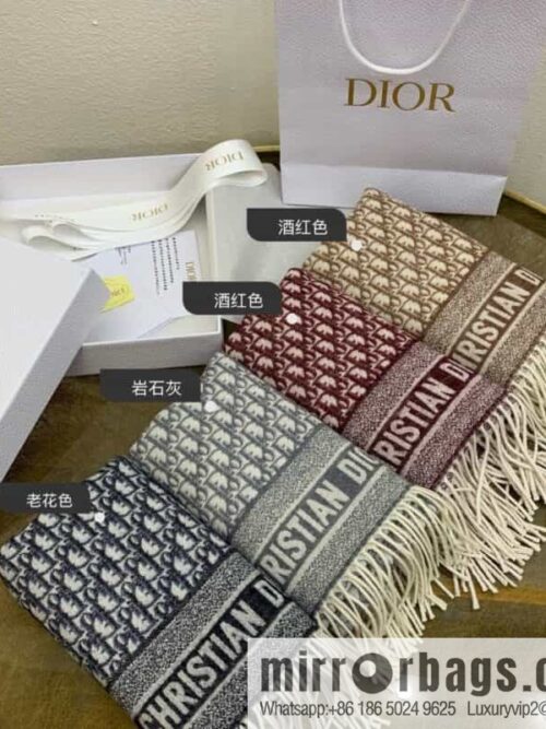 Dior classic old flower Oblique print new version cashmere scarf 01CDO309I093_C340