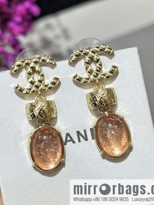 IMG_9805-800x800ea51mdoffbl91535_20250702003535.jpg ❗️New ❗️ ☀️ new ☑️ Chanel c3 double c rhombus powder gem stud earrings ☀️