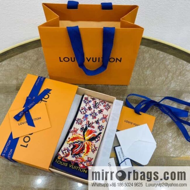 LV Louis Vuitton 100% silk Rendez-Vous headband m76433