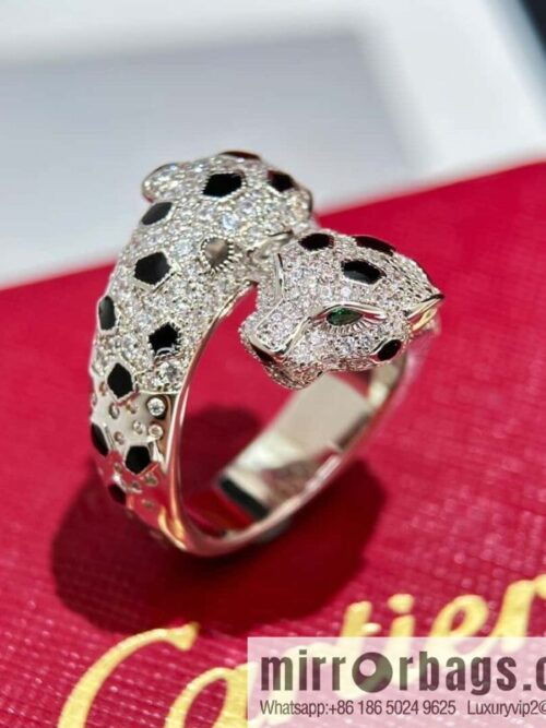 IMG_9905-800x800wulsxku4h2r91439_20250702003301.jpg ❗️CNC version ❗️ ☀️ Cartier Cartier double leopard ring ☀️ US size 678