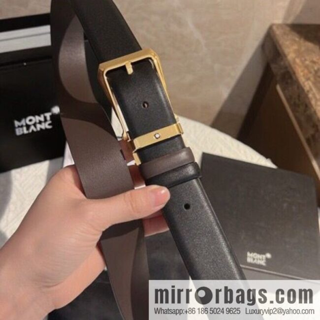 MONTBLANC Montblanc with leather waist belt 3.5cm