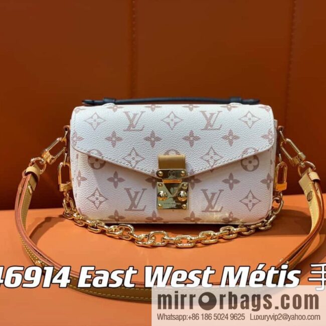 [Boutique‑grade] M46914 white flower M46279 mailman bag series LV mailman bag out of small East West Métis handbag