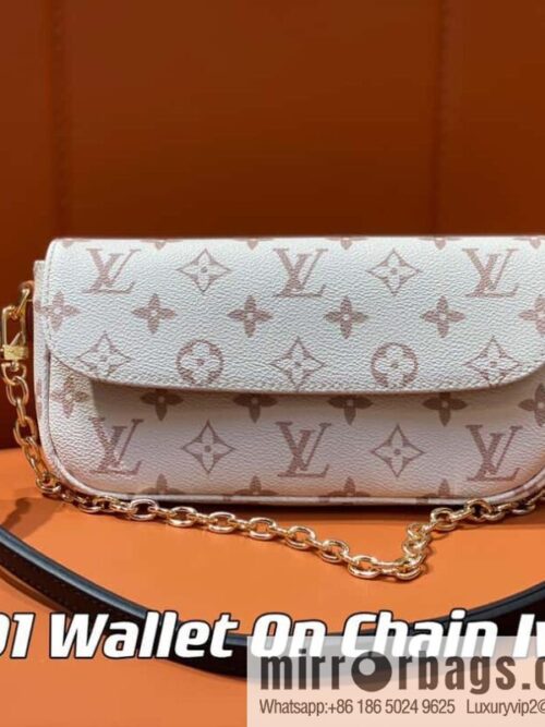 [Boutique‑grade] M83091 white flower M81911 chain bag series Wallet On Chain Ivy handbag