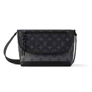 PULSE MESSENGER BAG MONOGRAM ECLIPSE CANVAS M12681 - LW426