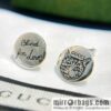 ☀New Gucci Gucci peach heart cat stud earrings