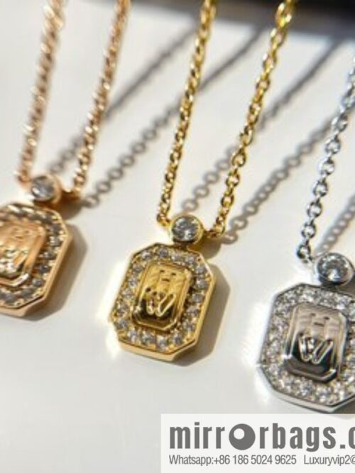 HARRY WINSTON HW square necklace