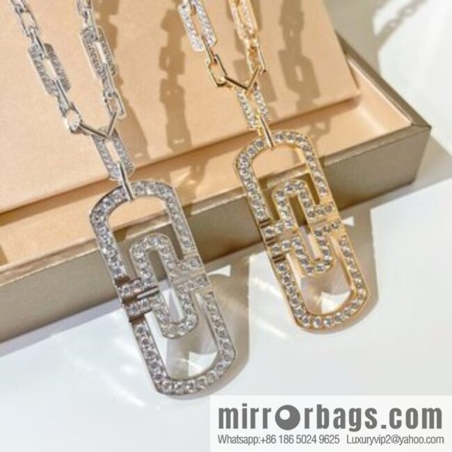 BVLGARI Bulgari new small paperclip necklace