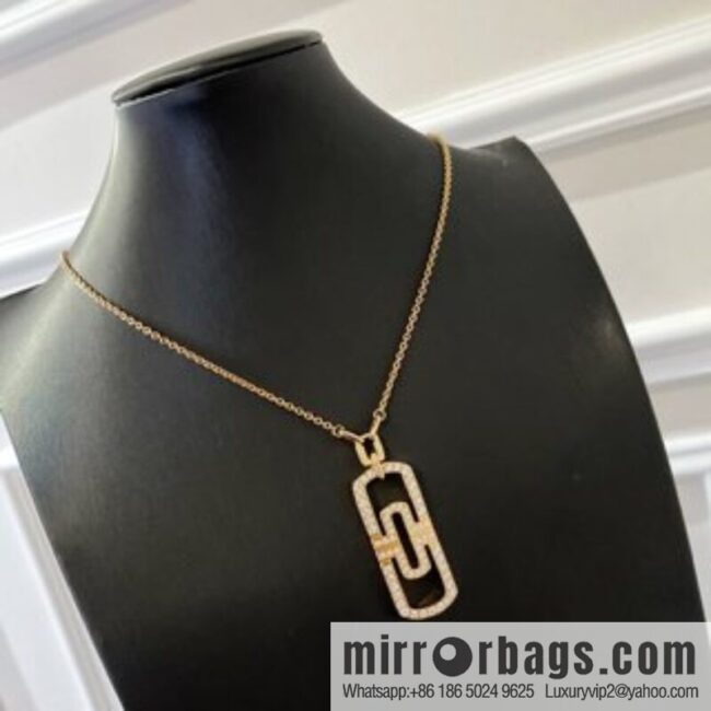 BVLGARI Bulgari new large paperclip necklace
