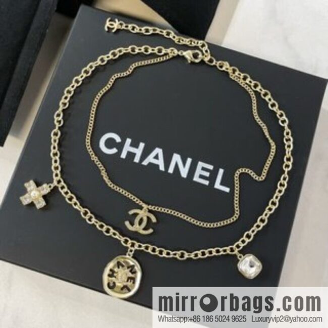 New ☑️ Chanel double layer double c necklace
