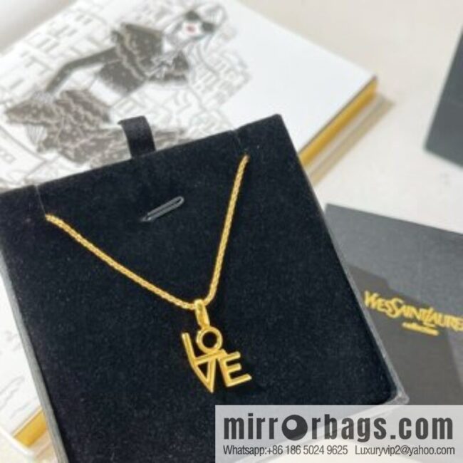 Saint Laurent YSL LOVE necklace