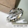 BVLGARI Bulgari full drill snake bone ring