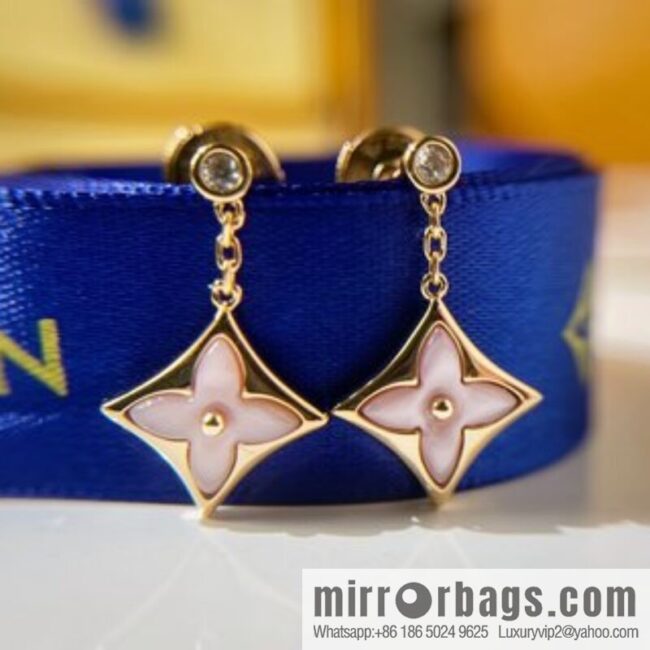Louis Vuitton Louis Vuitton lv diamond fritillary earrings