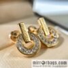 BVLGARI Bulgari diamond round cake earrings necklace