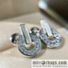 BVLGARI Bulgari diamond round cake earrings necklace