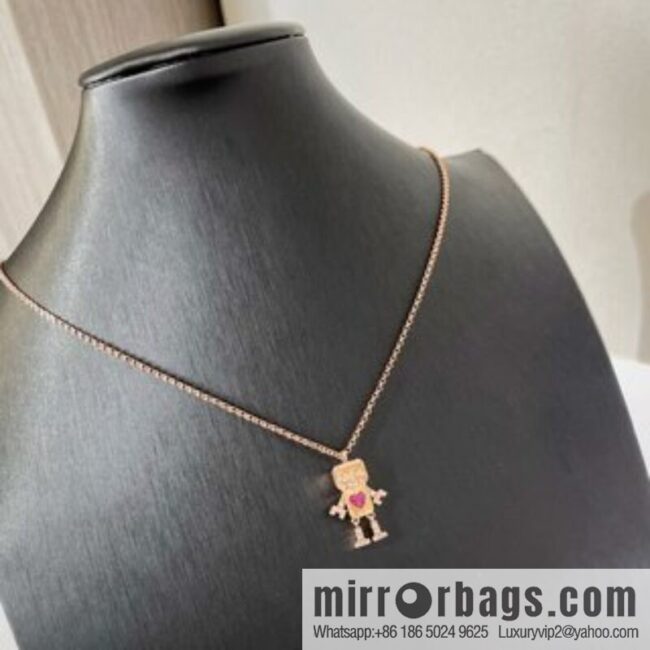 i1646807915_5098_3-800x800gdsmdqtoo0423572_20250716022720.jpg APM Monaco pink robot necklace stud earrings