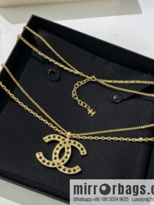 New ☑️ Chanel double layer double c cut-out necklace
