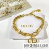 New ☑️ Dior gold CD necklace bracelet