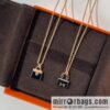 New ☑️ Hermès HERMES black necklace