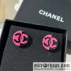 New ☑️ Chanel double c acrylic stud earrings
