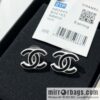 New ☑️ Chanel double c acrylic stud earrings