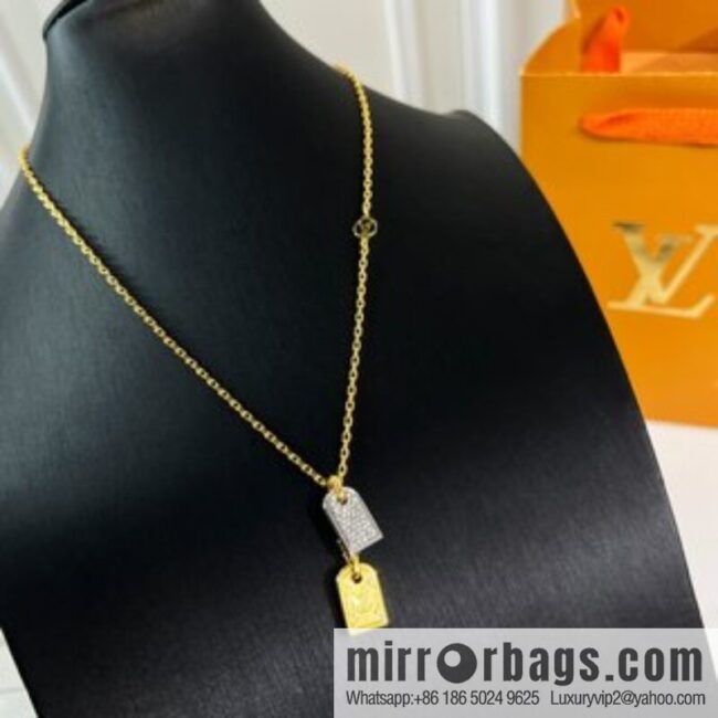 i1652103688_1834_2-800x800qifdodiowzz23985_20250716023101.jpg Louis Vuitton Louis Vuitton lv full diamond double necklace bracelet