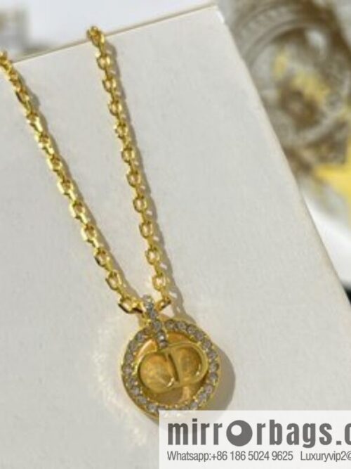 New ☑️ Dior CD full diamond necklace