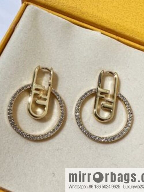 New Fendi stud earrings
