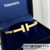 Tiffany & co. Tiffany & Co. Classic T series, glossy gold silver rose gold double T bracelet