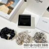 Celine Arc de Triomphe Mulberry Silk Hair Rope Headband