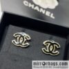 New ☑️ Chanel double c enamel oil drop black and white stud earrings