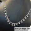 Celine Arc de Triomphe fringed necklace earrings