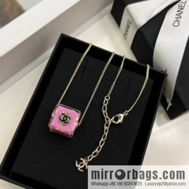 New ☑️ Chanel dice 🎲 acrylic necklace