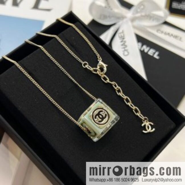 New ☑️ Chanel dice 🎲 acrylic necklace