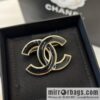 New ☑️ Chanel double c enamel drip oil black and white brooch