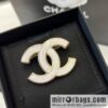 New ☑️ Chanel double c enamel drip oil black and white brooch
