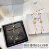 Celine Arc de Triomphe fringed necklace earrings