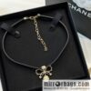 New ☑️ Chanel bow leather rope necklace