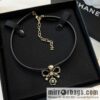 New ☑️ Chanel bow leather rope necklace