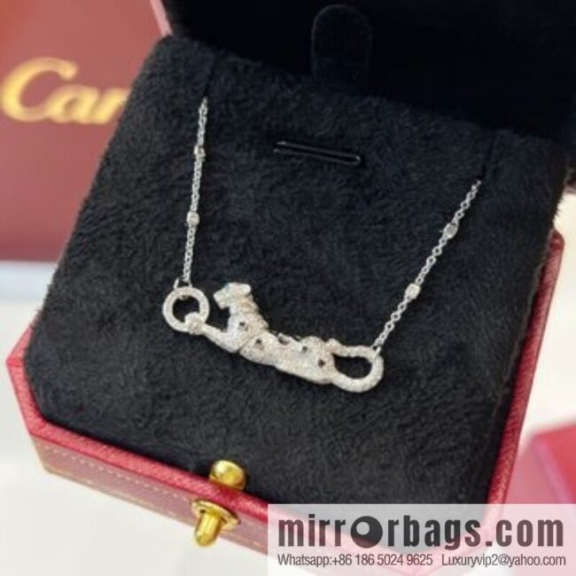 New ☑️ Cartier Cartier Jungle Collection, full of diamond leopard 🐆 necklace