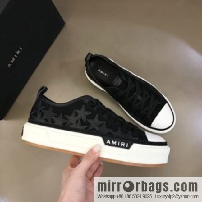 Amiri low-top sneakers men\'s casual canvas sneakers