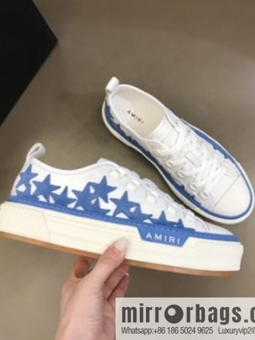 Amiri low-top sneakers men\'s casual canvas sneakers