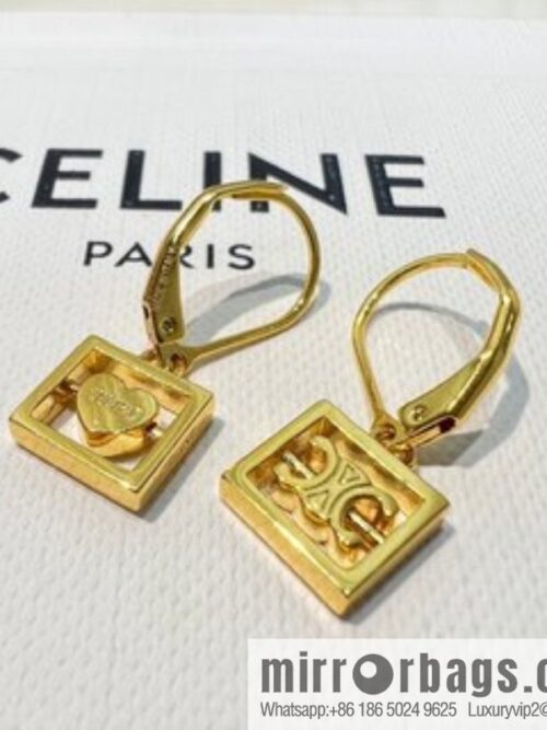 i1658756330_3240_4-1-800x800mhullxjgzjx12233_20250716004425.jpg New Celine gold Arc de Triomphe peach heart stud earrings