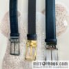 Montblanc, classic white six pointed star capsule metal automatic buckle automatic belt for men