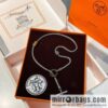 HERMES Hermès meli-melo horn ring necklace