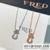 Fred FORCE10 series Fred full diamond horseshoe necklace