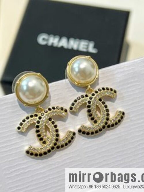 i1660058732_8999_1-800x800hu2ck4akckj11680_20250716003928.jpg New ☑️ Chanel c2 double c pearl black diamond stud earrings