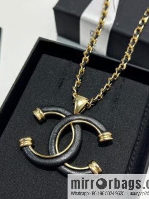 i1660663494_3339_1-800x800ulxgz4aultv8153_20250716000835.jpg New ☑️ Chanel double c black leather rope necklace