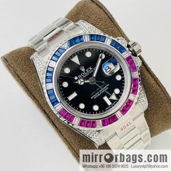 i1661590661_7488_1-800x800rq1jsqsr3fz97597_20250702030627.jpg Rolex GMT II Rear Diamond Customized Edition Self-winding Movement Watch