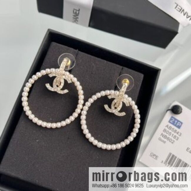 i1661845691_2198_1-800x800jjrs0m0fhxm7773_20250716000505.jpg New ☑️ Chanel c2 double c round pearl stud earrings